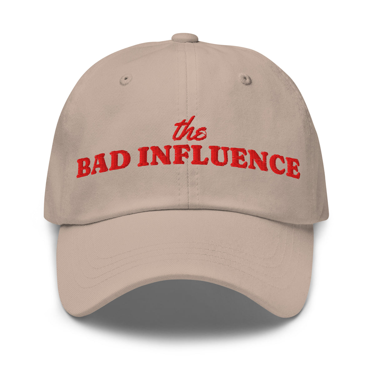 The Bad Influence Dad Hat in Stone