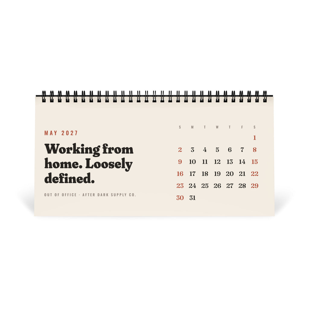 Out of Office 2027 Desk Calendar, view 6