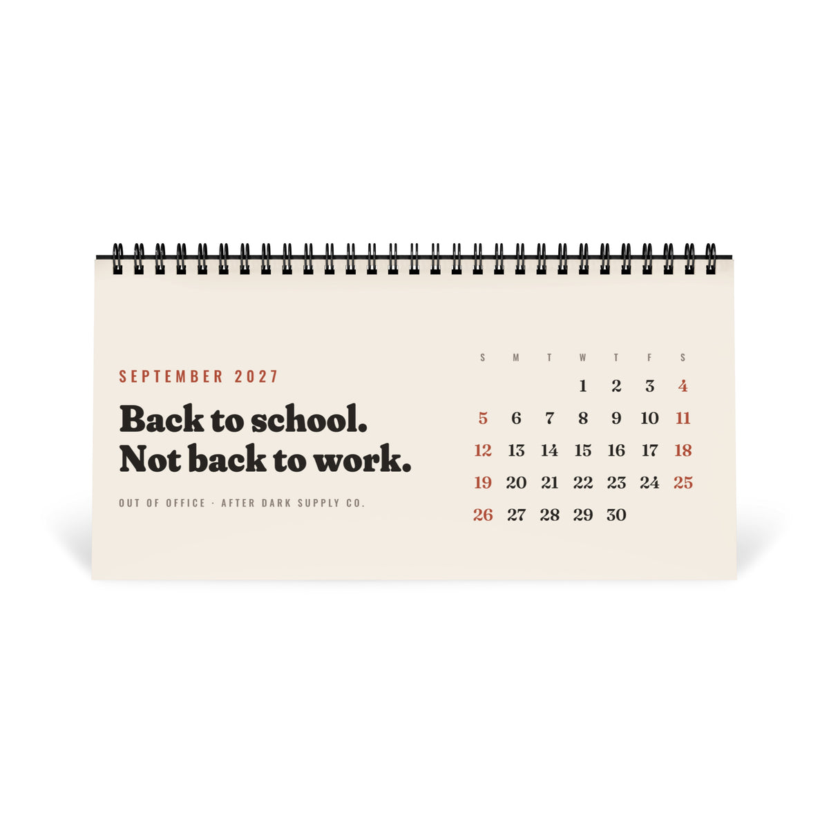 Out of Office 2027 Desk Calendar, view 10