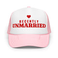 Recently Unmarried Foam Trucker Hat in Light Pink