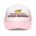 Charcuterie Board Member Foam Trucker Hat in Light Pink