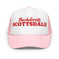 Scottsdale Bachelorette Foam Trucker Hat in Light Pink