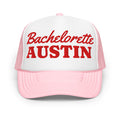 Austin Bachelorette Foam Trucker Hat in Light Pink