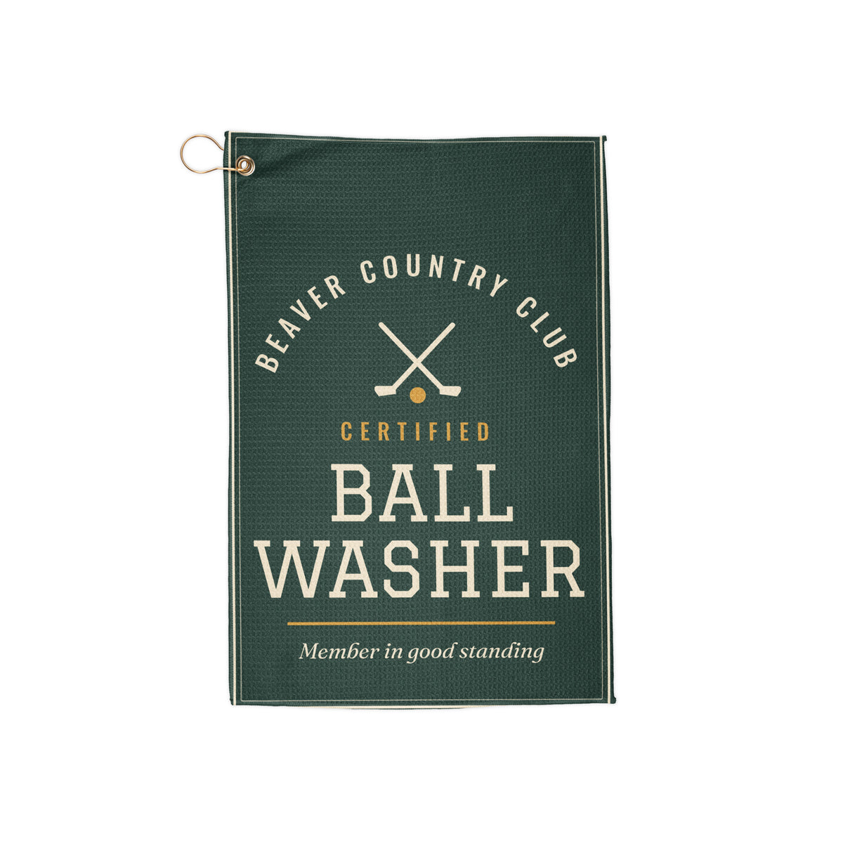 Certified Ball Washer Golf Towel by After Dark Supply Co.