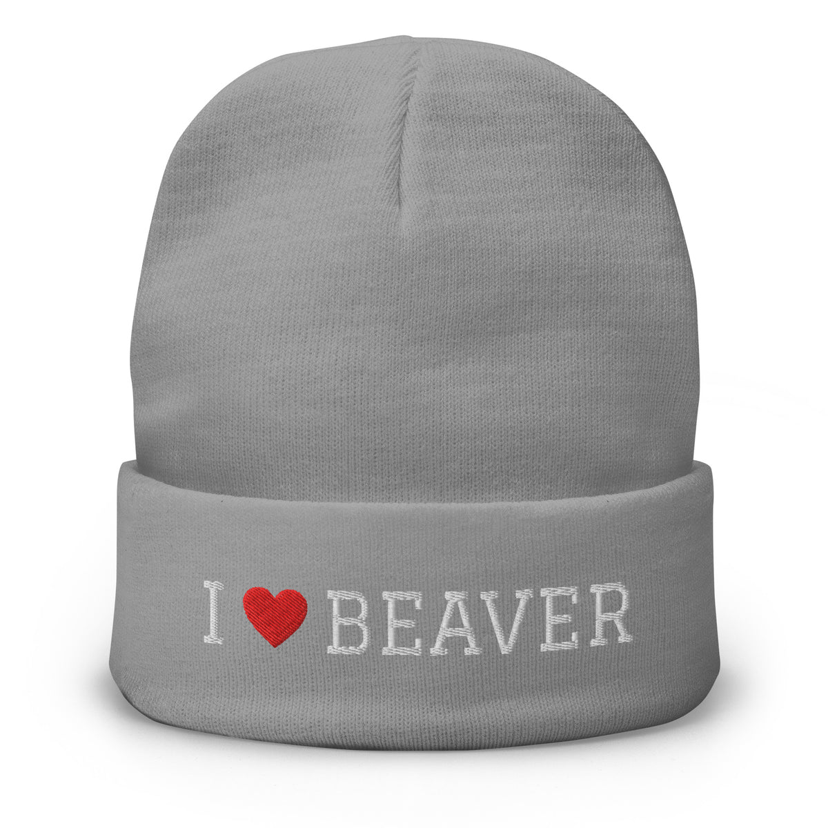 I ♥ Beaver Cuffed Beanie, view 4