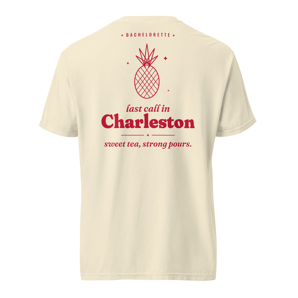 Charleston Bachelorette Oversized Tee in Ivory