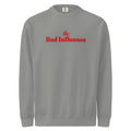 The Bad Influence Embroidered Crewneck in Grey