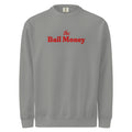 The Bail Money Embroidered Crewneck in Grey