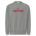 The Lightweight Embroidered Crewneck in Grey
