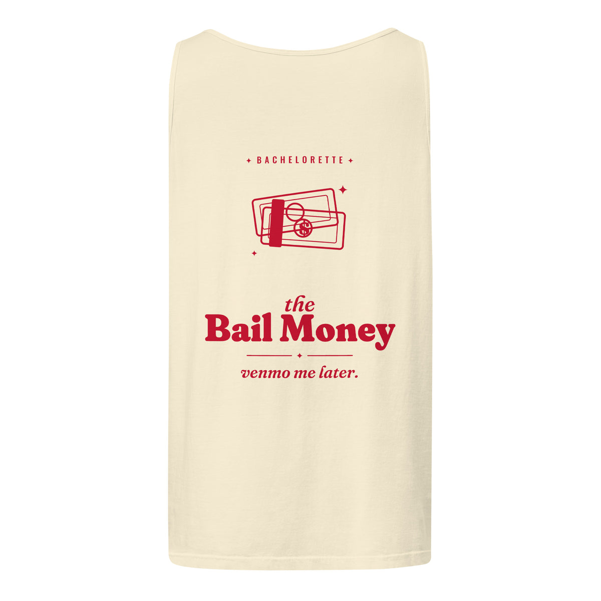 The Bail Money Tank Top in Ivory