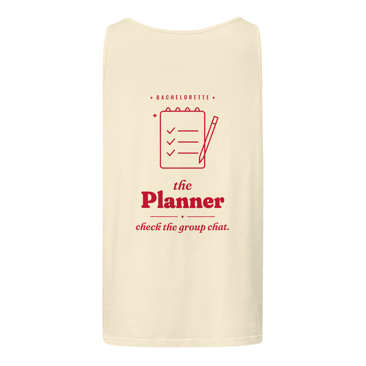 The Planner Tank Top in Ivory