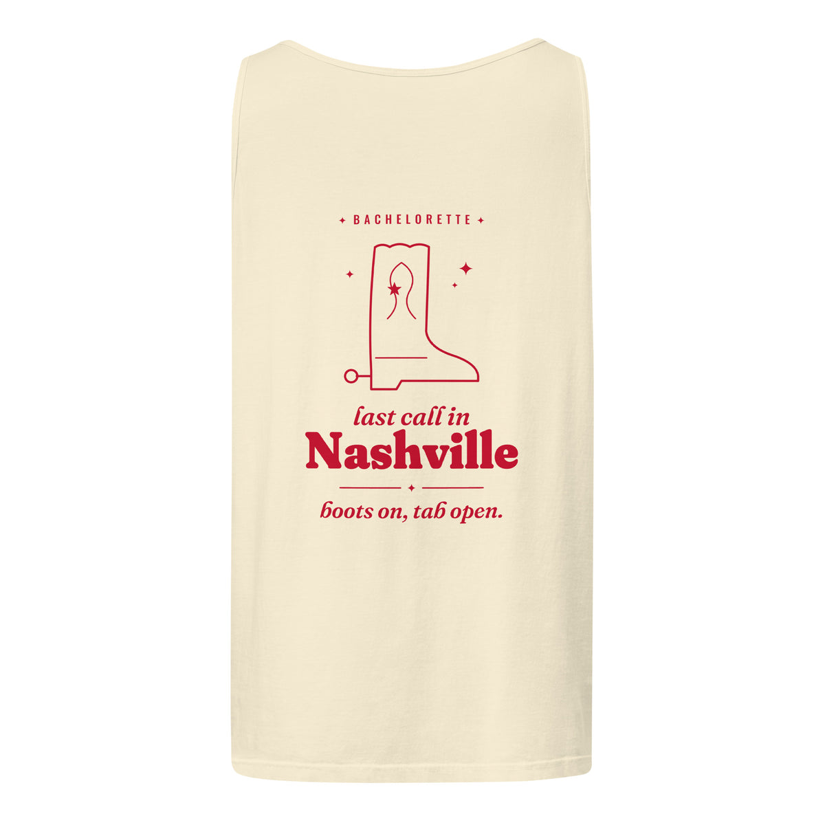 Nashville Bachelorette Tank Top in Ivory