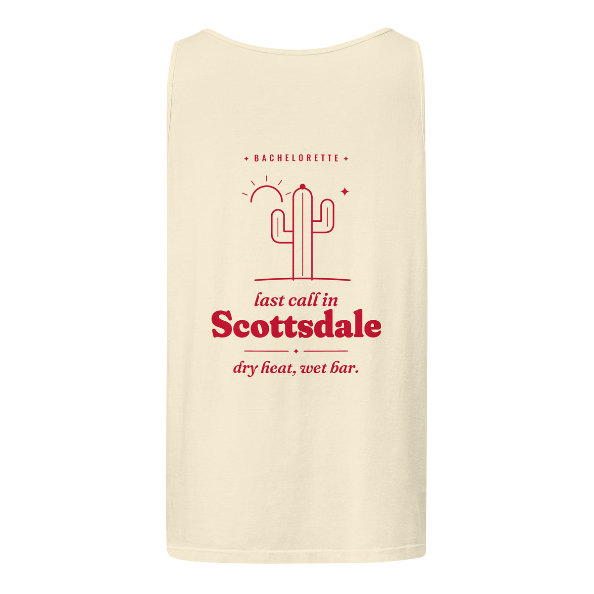 Scottsdale Bachelorette Tank Top in Ivory