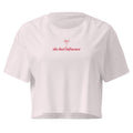 The Bad Influence Crop Tee in Orchid