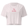 The Medic Crop Tee in Orchid