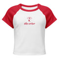 The Crier Ringer Baby Tee in White