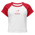 The Puker Ringer Baby Tee in White